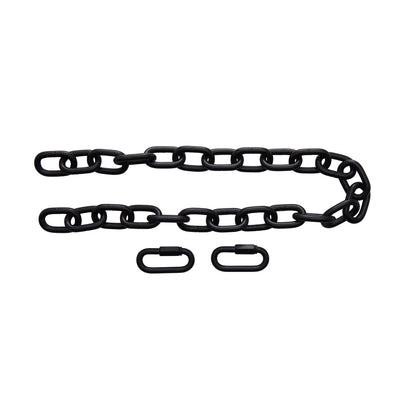 Kichler Extra Heavy Gauge 36in Ceiling Chain | Black Steel | Pendant & Chandelier Hanging | 36 x 1.5 in | Model 4930BK