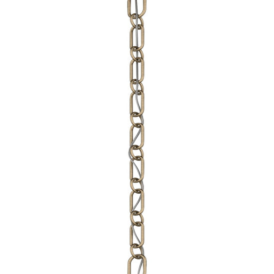 Kichler Accessory 36in Round Decorative Chain | Steel Champagne Bronze | Extend Pendant & Chandelier Height | 36 x 0.75 in | Model 4945CPZ