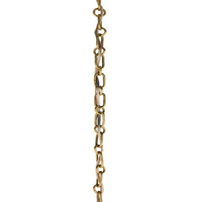 Kichler Accessory 36in Round Decorative Chain | Lacquered Brass Steel | Ceiling Fan Extension | 36 x 0.75 in | Model 4945LBR