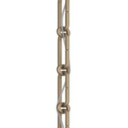 Kichler Accessory 36in Square Decorative Chain | Champagne Bronze Steel | Ceiling Fan Extension | 36 x 1 in | Model 4946CPZ