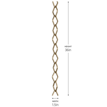 Kichler Diamond Chain, Champagne Bronze