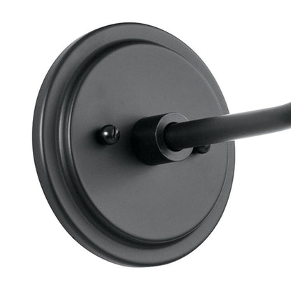 Kichler Northland 12in 1-Light Outdoor Wall Sconce | Rustic Matte Black and White Inner | Covered Porch & Entryway | 12 x 10 x 12 in | Model 49775BK
