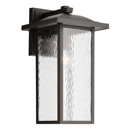 Kichler Capanna 1 Light Outdoor Wall XL, Olde Bronze/Clear Water - 49928OZ