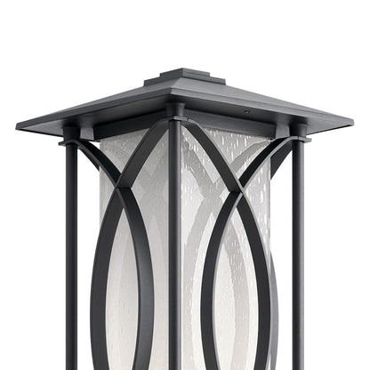 Kichler Ashbern 1 Light LED Outdoor Post Light, Textured Black
