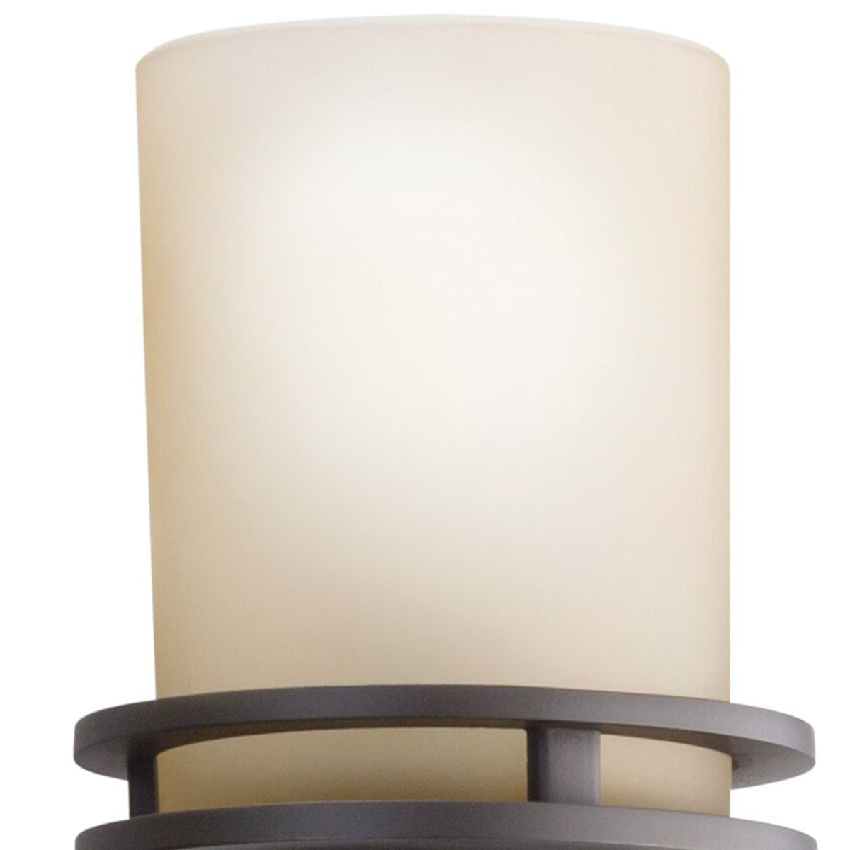Kichler Hendrik 24in 3-Light Vanity Light | Olde Bronze and Light Opal Glass | Bathroom & Hallway | 24 x 8 x 6.5 in | Model 5078OZ
