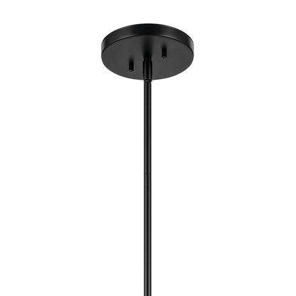 4 Light 20.25" Chandelier Small Chandelier, Black