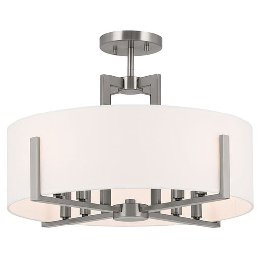 Kichler Malen 20" 8 Light Semi-Flush Mount