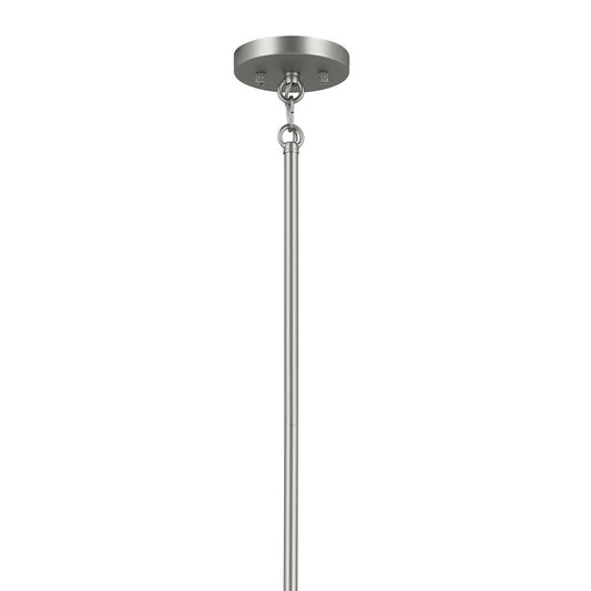 Kichler Erzo 48in 10-Light Chandelier | Mid-Century Modern Satin Nickel Steel | Dining Room & Foyer | 48 in Dia, 36 in Max | Model 52613SN