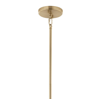 Kichler Eisley 16in 4-Light Foyer Pendant | Champagne Bronze Steel | Entryway & Living Room | 16 x 16 x 21.25 in | Model 52626CPZ