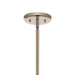 Kichler Velestino 6Lt Round 21.25" Chandelier 1 Tier MED, Nickel Flute - 52679PN