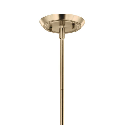 Kichler Alvaro 6-Light Chandelier | Champagne Bronze Steel | Dining Room & Living Room | 19 in H, Dimmable | Model 52690CPZ
