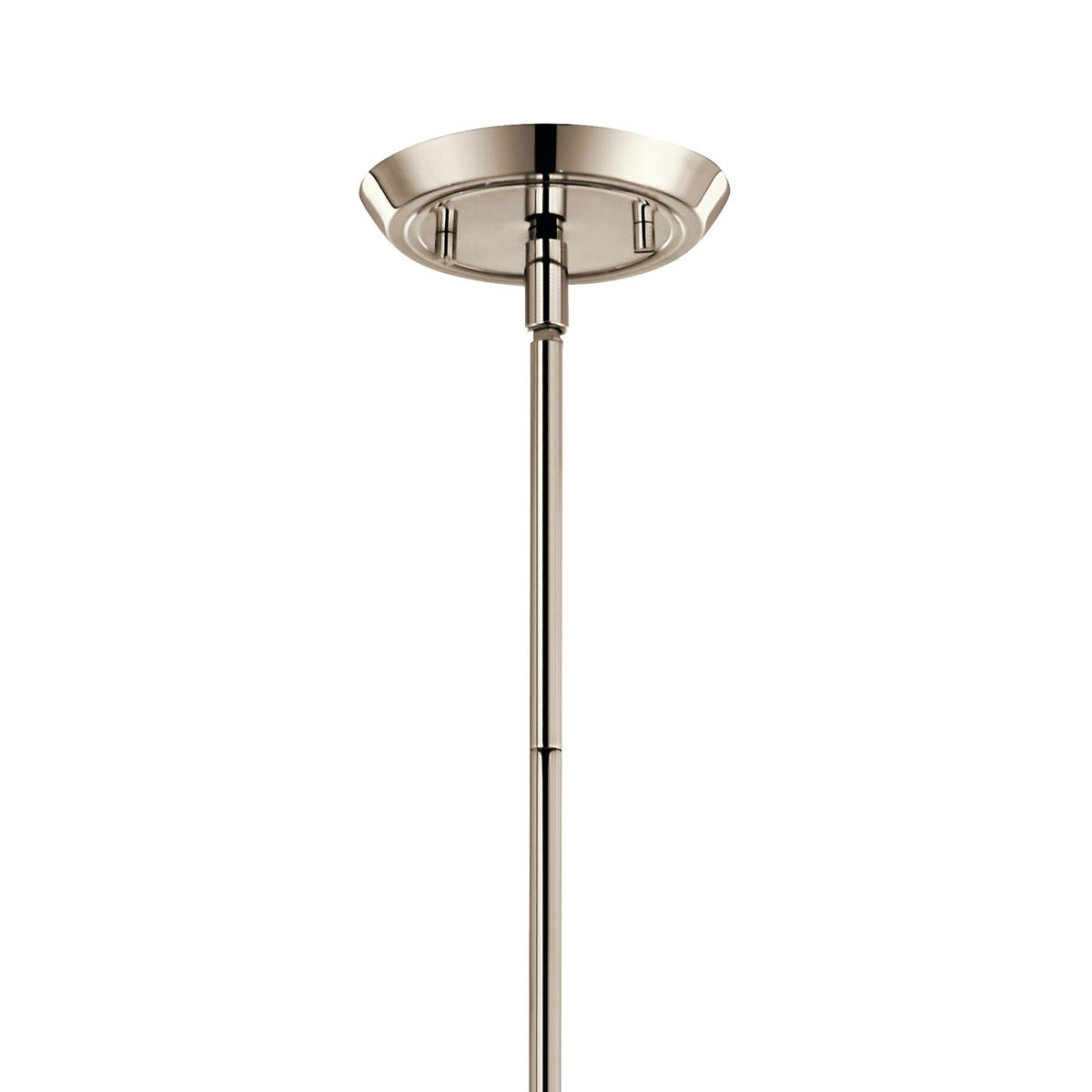 Kichler Alvaro 19in 6-Light Chandelier | Modern Polished Nickel Steel | Dining Room & Living Room | 19 in H | Model 52690PN