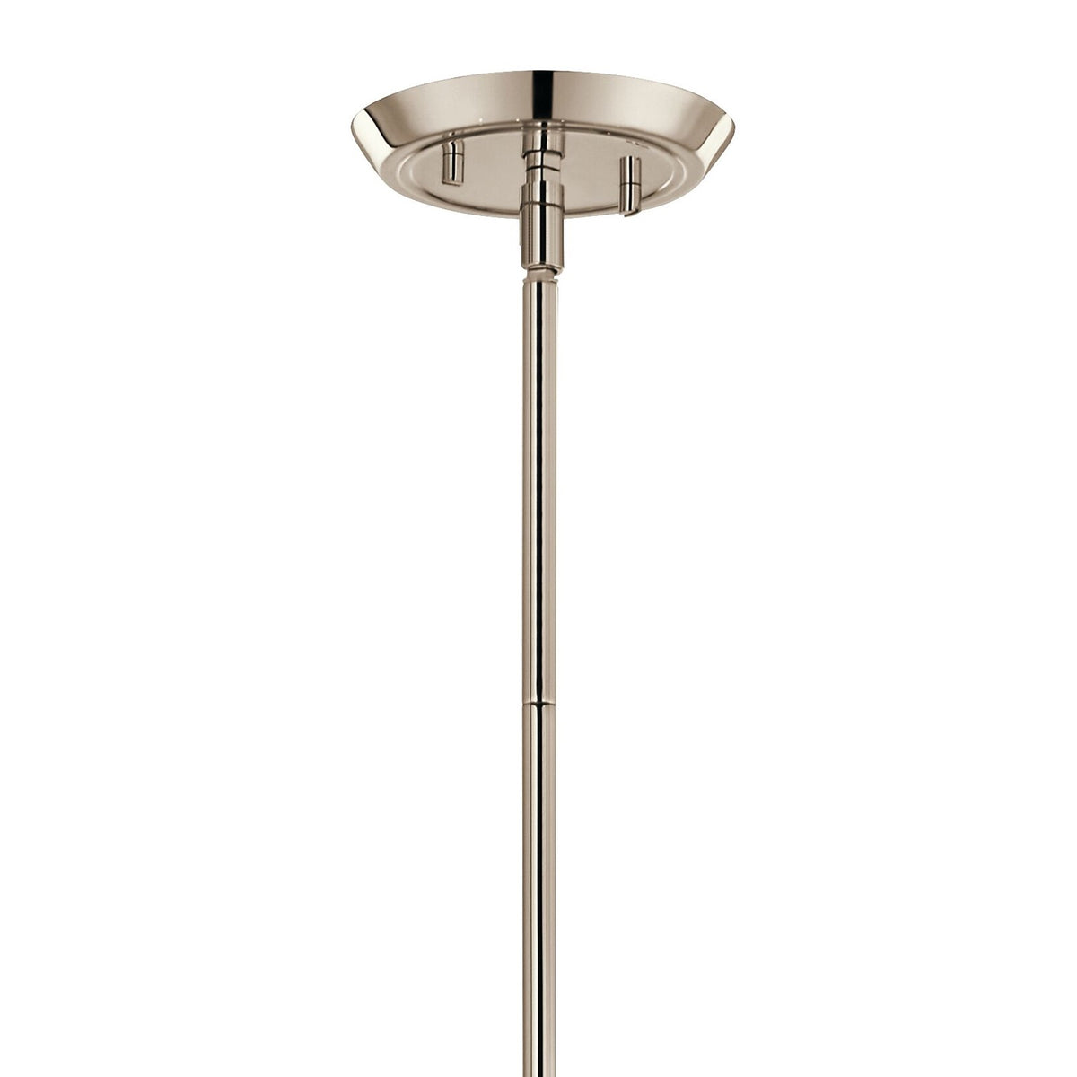 Kichler Alvaro 45in 8-Light Linear Chandelier | Modern Polished Nickel Steel | Dining Room & Kitchen Island | 45.5 x 11.5 x 24.25 in | Model 52693PN
