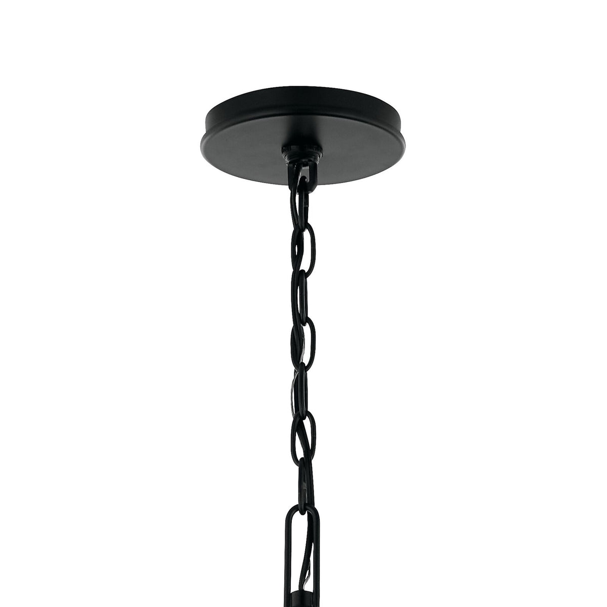 Kichler Malene 8-Light Large Chandelier | Black Steel | Dining Room & Living Room | 25 in H | Model 52697BK