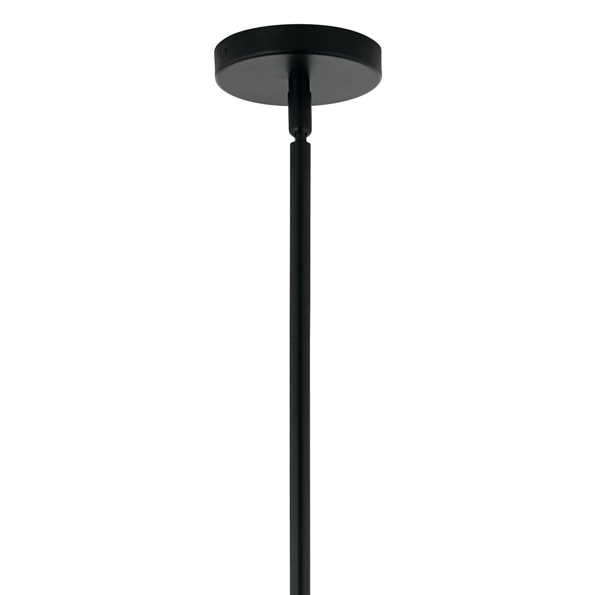 Kichler Silvarious 48in 12-Light Linear Chandelier | Modern Black Steel and Clear Crackle Glass | Dining Room & Living Room | Model 52703BK