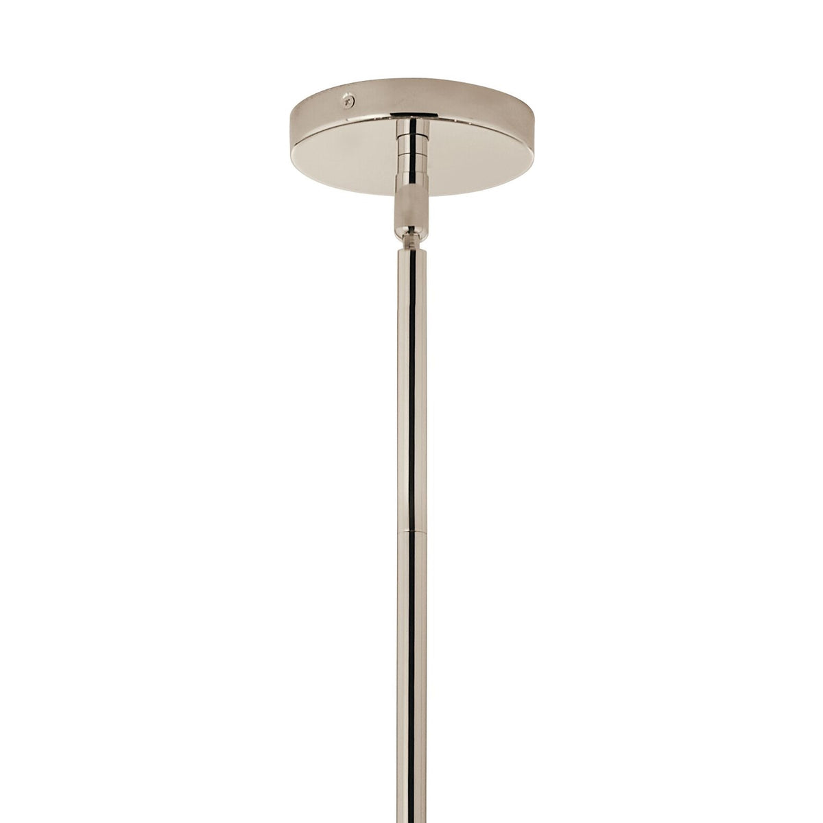 Kichler Silvarious 48in 12-Light Linear Chandelier | Modern Polished Nickel and Clear Crackle Glass | Dining Room & Kitchen Island | Model 52703PN