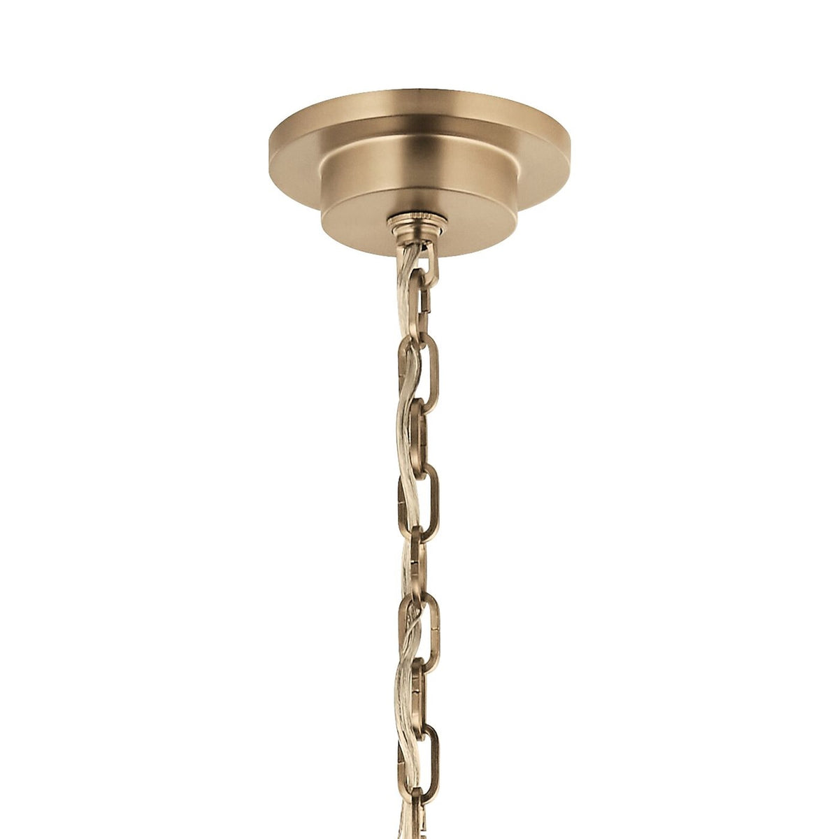 Kichler Carrick 49in 18-Light Chandelier | Champagne Bronze Steel | Dining Room & Foyer | 49.75 in H | Model 52708CPZ
