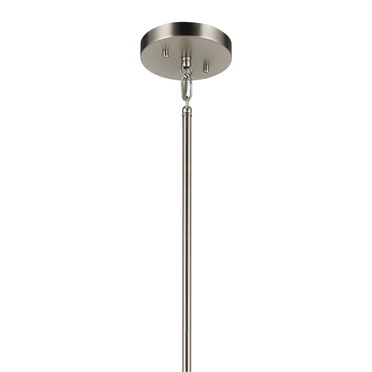 Kichler Madden 4-Light Foyer Pendant | Brushed Nickel Steel | Entryway & Dining Room | 16in W x 25in H, Dimmable | Model 52722NI
