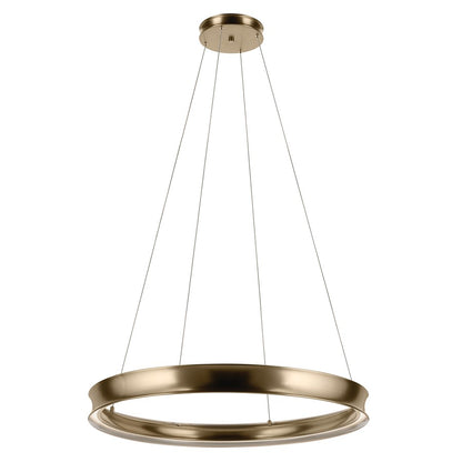 Kichler Larousse 39.5" LED Chandelier/Pendant, Champagne Bronze - 52747CPZLED
