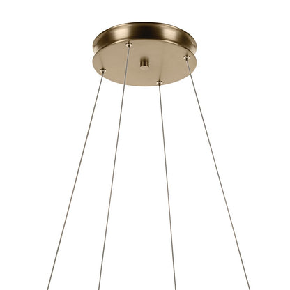 Kichler Larousse 39.5" LED Chandelier/Pendant, Champagne Bronze
