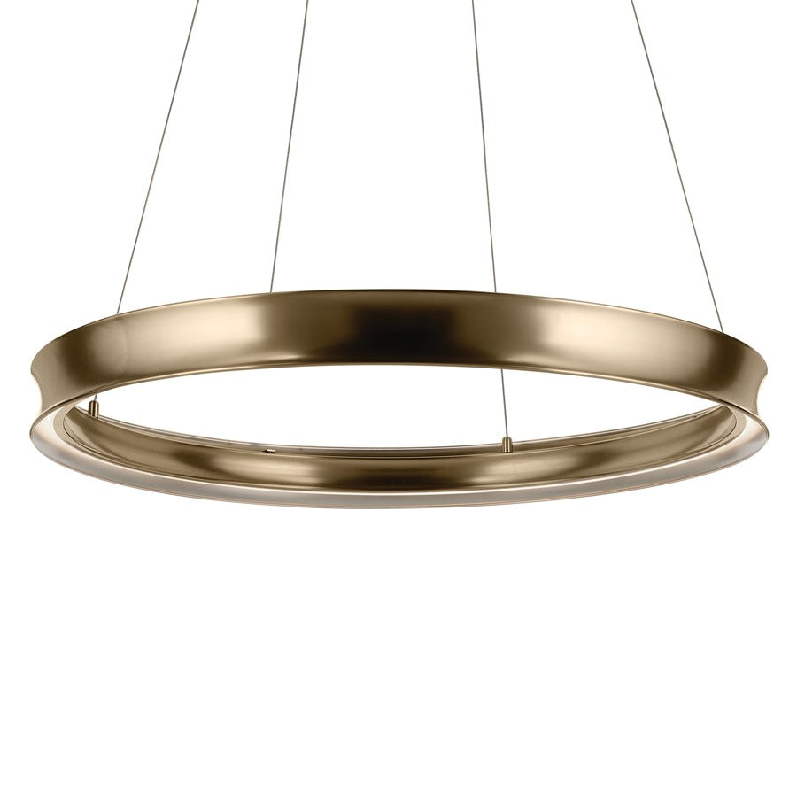 Kichler Larousse 39.5" LED Chandelier/Pendant, Champagne Bronze