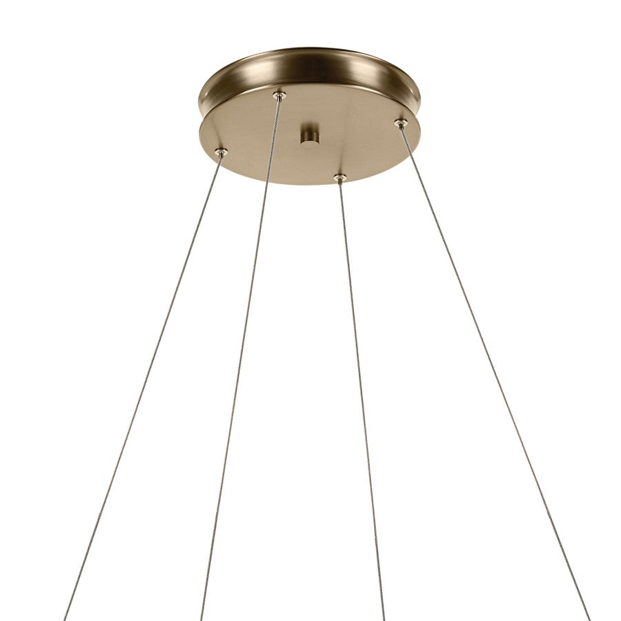 Kichler Larousse 49.5" LED Chandelier/Pendant, Champagne Bronze
