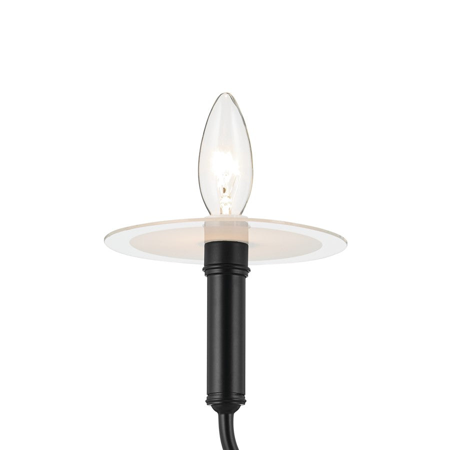 Kichler Eadie 30.75" 4 Light Chandelier, Black
