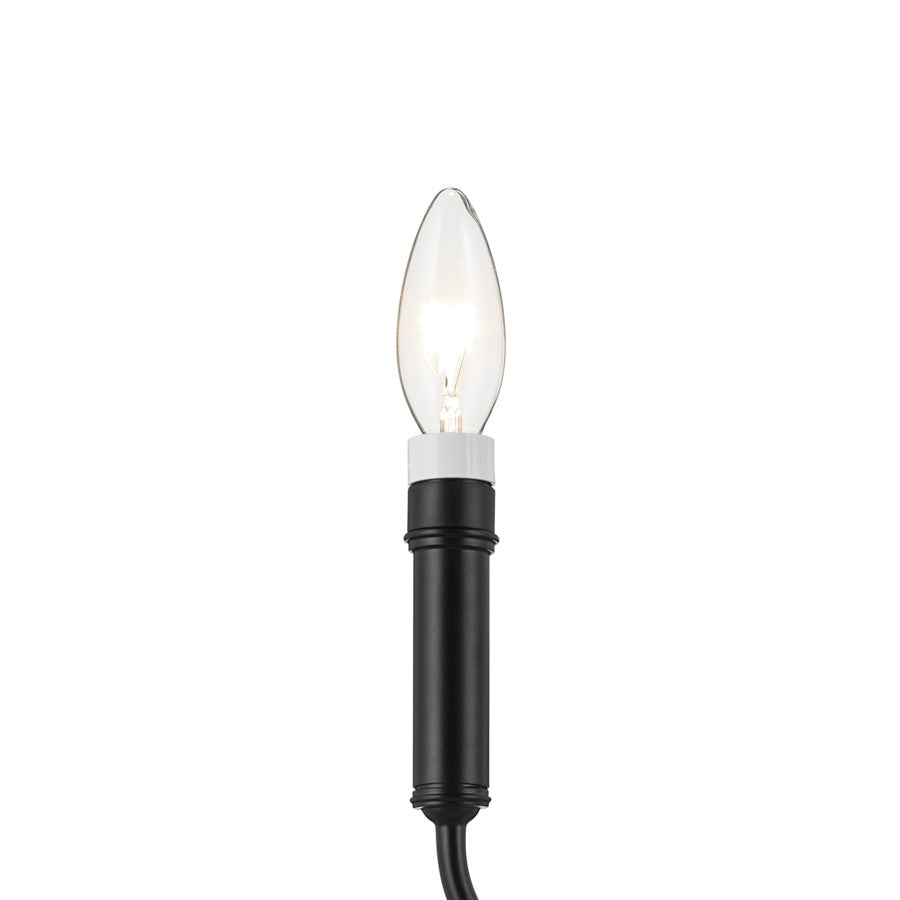 Kichler Eadie 30.75" 4 Light Chandelier, Black