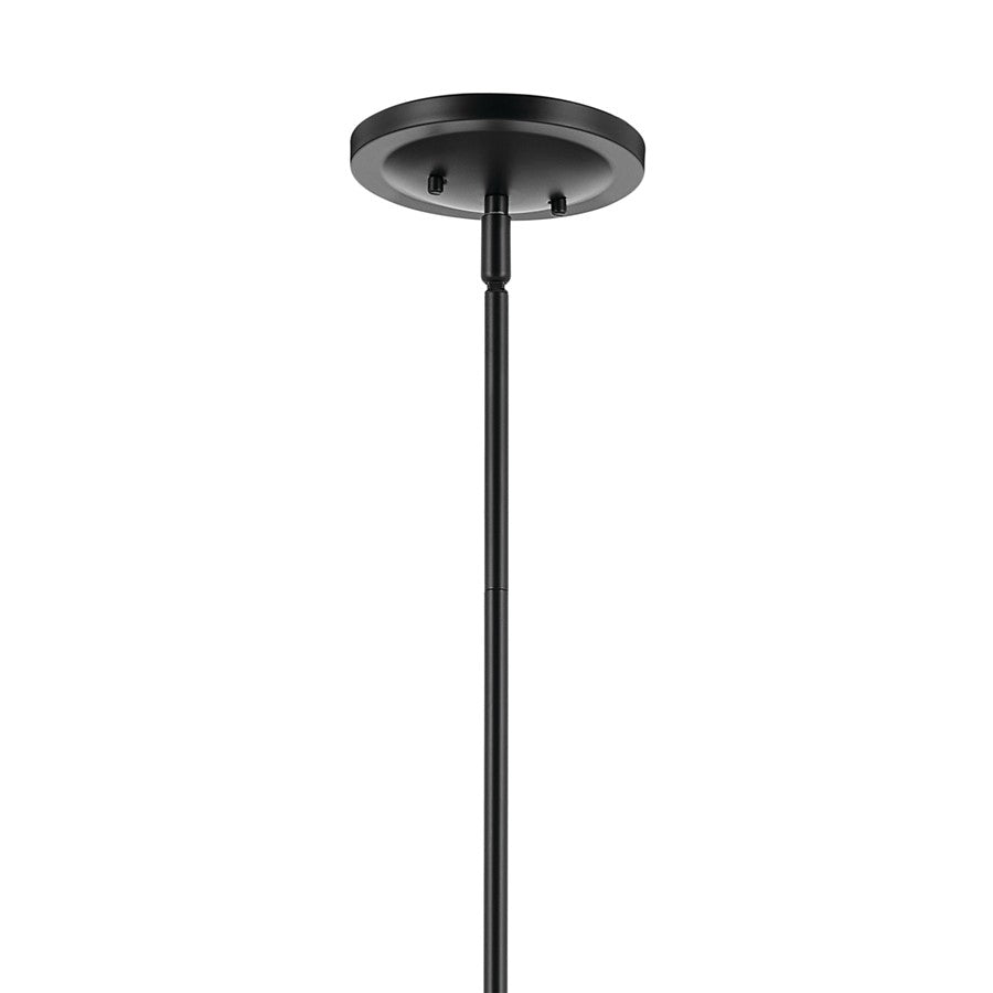 Kichler Eadie 51.5" 6 Light Chandelier, Black