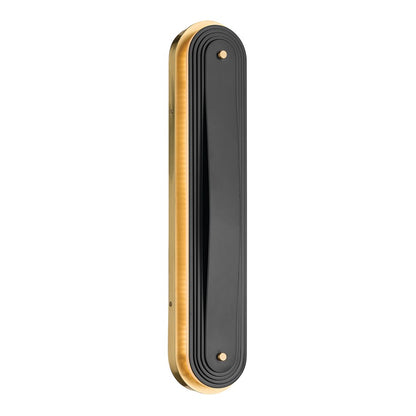 Kichler Tauri 24.5in 1-Light LED Wall Sconce | Modern Lacquered Brass and Brass | Hallway & Living Room Accent | 640 lm, 3000K | Model 52811LBRLED