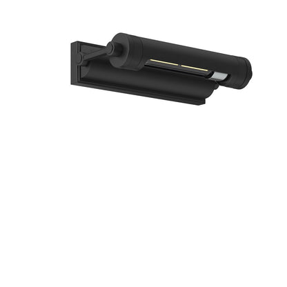 Kichler Kenton 12in 1-Light Picture Light | Industrial Black Steel | Gallery & Hallway Accent | 12 x 2.75 x 6 in | Model 52813BK