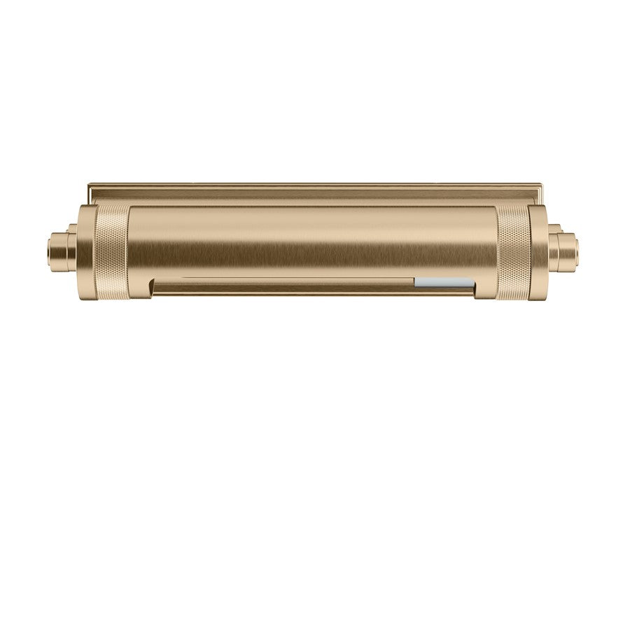 Kichler Kenton 12in 1-Light Picture Light | Industrial Champagne Bronze Steel | Gallery & Hallway Accent | 12 x 2.75 x 6 in | Model 52813CPZ
