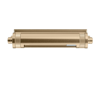 Kichler Kenton 12in 1-Light Picture Light | Industrial Champagne Bronze Steel | Gallery & Hallway Accent | 12 x 2.75 x 6 in | Model 52813CPZ