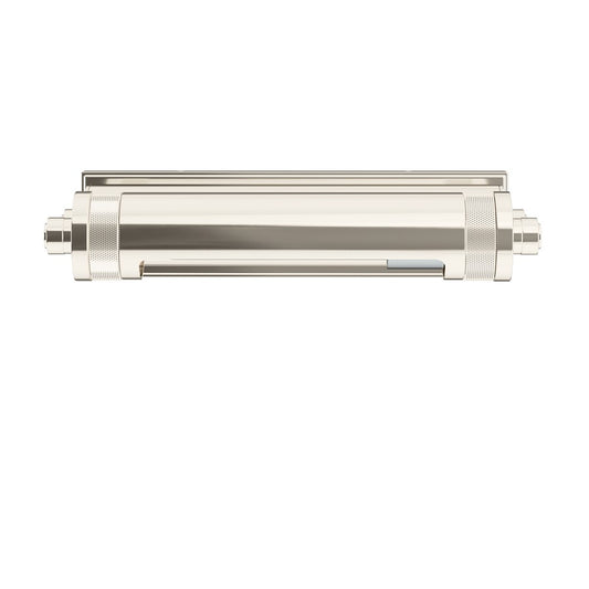 Kichler Kenton 12in 1-Light Picture Light | Industrial Polished Nickel and Metal Shade | Hallway & Gallery Art Light | 12 x 2 x 6 in | Model 52813PN