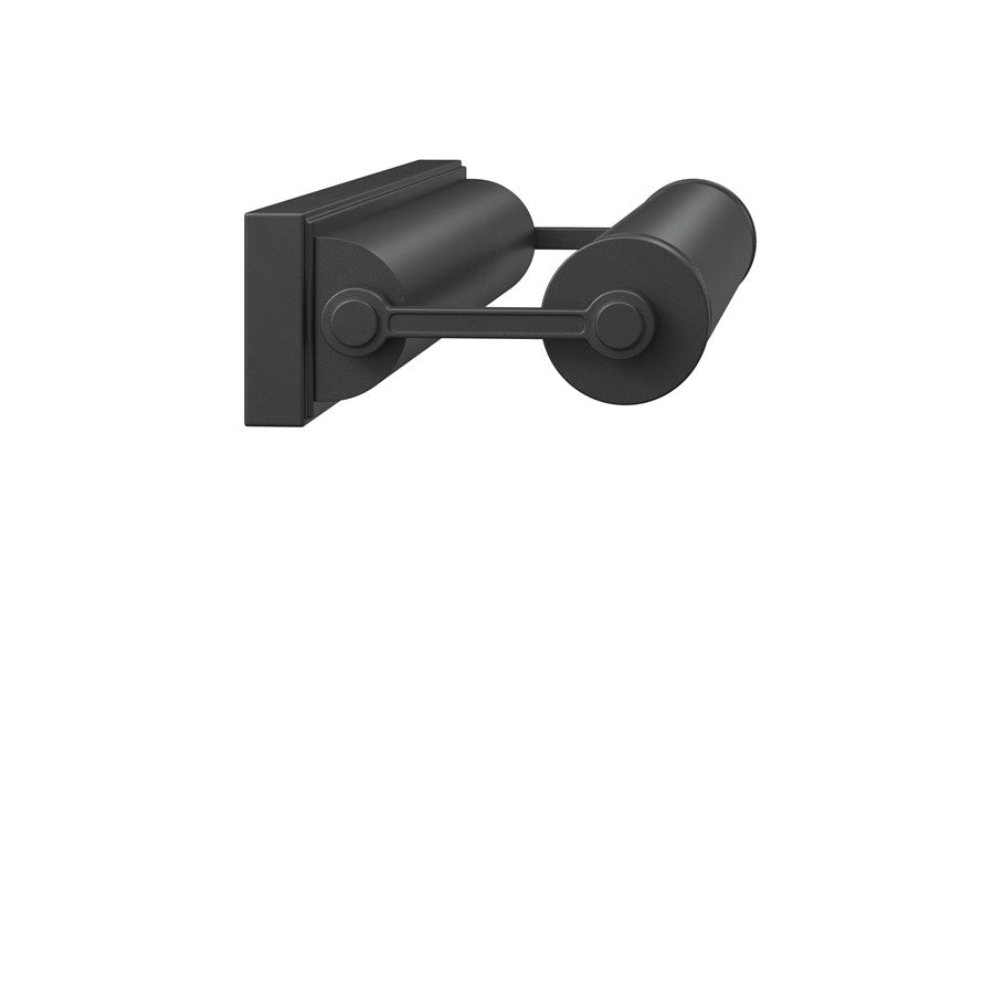 Kichler Kenton 18in 2-Light Picture Light | Industrial Black Metal | Art Gallery & Hallway | 18 x 2.75 in, 6in Ext | Model 52814BK