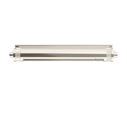 Kichler Kenton 18in 2-Light Picture Light | Industrial Polished Nickel Metal | Artwork & Gallery Hallway | 18 x 2.75 x 6 in | Model 52814PN