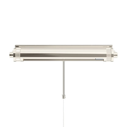 Kichler Kenton 18in 2-Light Picture Light | Industrial Polished Nickel Metal | Artwork & Gallery Hallway | 18 x 2.75 x 6 in | Model 52814PN