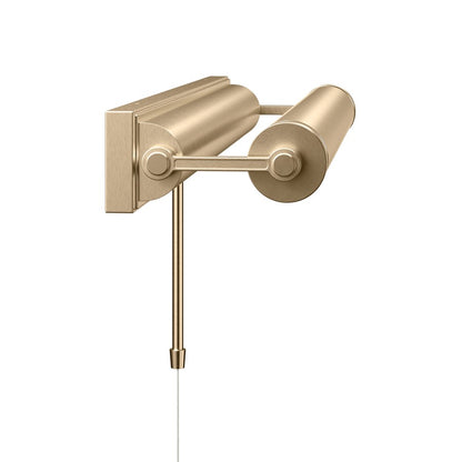 Kichler Kenton 24in 2-Light Picture Light | Industrial Champagne Bronze | Gallery & Artwork | 24 x 2.75 x 6 in | Model 52815CPZ