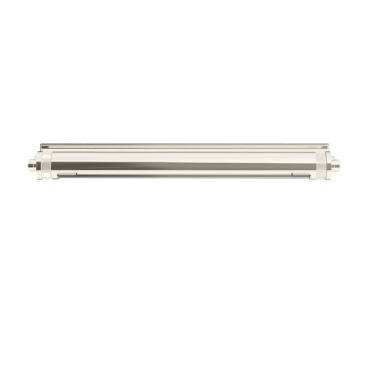Kichler Kenton 24in 2-Light Picture Light | Industrial Polished Nickel Metal | Gallery & Hallway Accent | 24 x 3 in | Model 52815PN