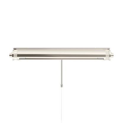 Kichler Kenton 24in 2-Light Picture Light | Industrial Polished Nickel Metal | Gallery & Hallway Accent | 24 x 3 in | Model 52815PN