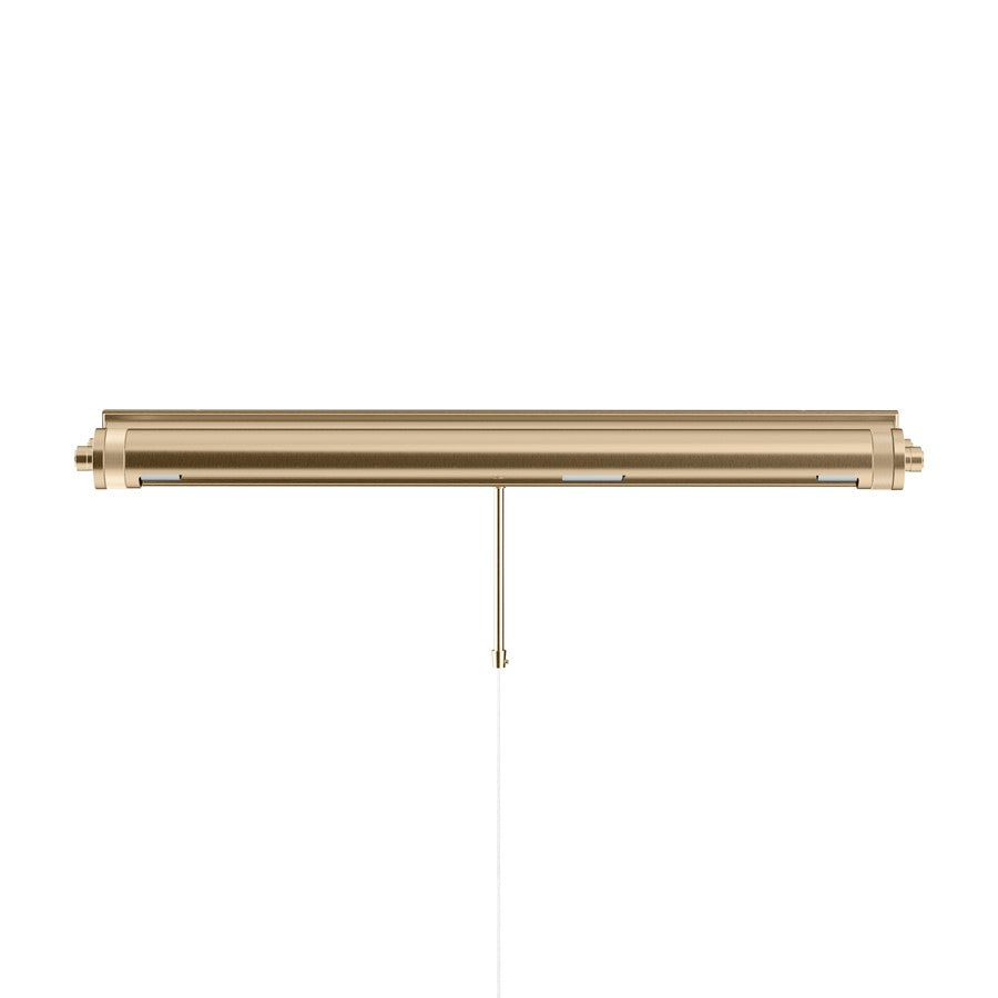 Kichler Kenton 30in 3-Light Picture Light | Industrial Champagne Bronze and Metal Shade | Gallery & Library Accent | 30 x 2.75 x 6 in | Model 52816CPZ