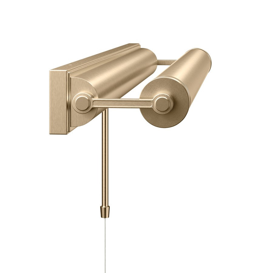 Kichler Kenton 30in 3-Light Picture Light | Industrial Champagne Bronze and Metal Shade | Gallery & Library Accent | 30 x 2.75 x 6 in | Model 52816CPZ