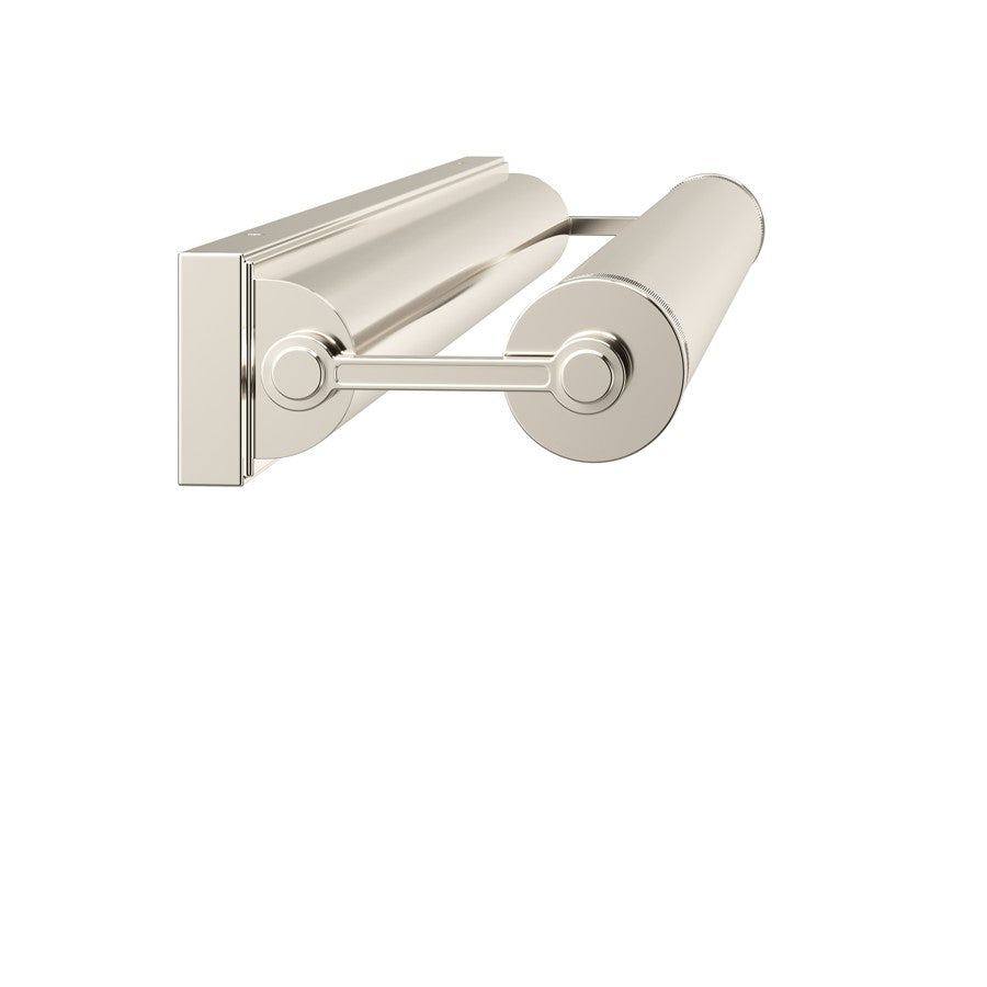Kichler Kenton 30in 3-Light Picture Light | Industrial Polished Nickel Metal | Art Gallery & Hallway | 30 x 2.75 in, 6in Ext | Model 52816PN