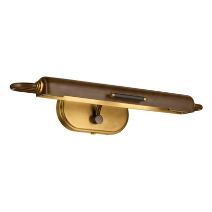 Kichler Caillier 23in 2-Light Picture Light | Traditional Lacquered Bronze | Artwork & Gallery | 7in Extension | Model 52818LBZ