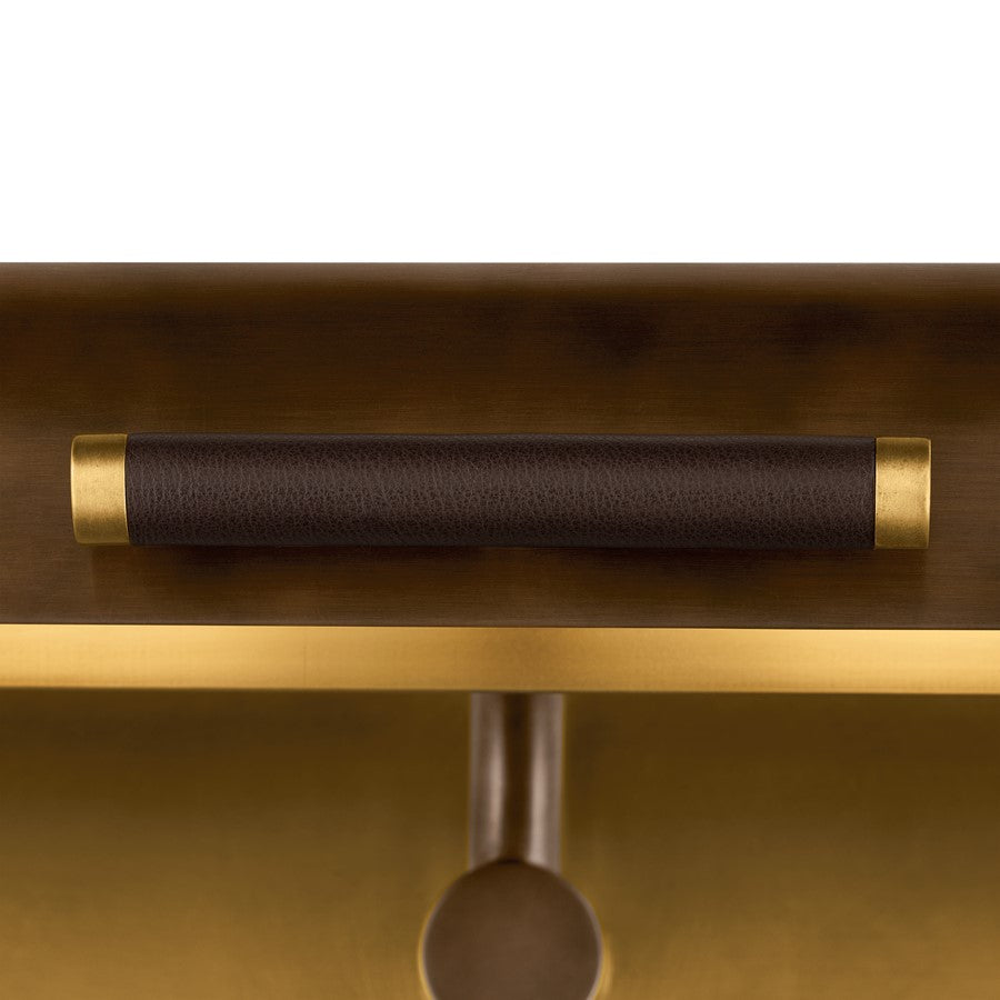 Kichler Caillier 23in 2-Light Picture Light | Traditional Lacquered Bronze | Artwork & Gallery | 7in Extension | Model 52818LBZ