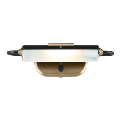 Kichler Caillier 17.25in 1-Light Picture Light | Traditional Black Steel | Living Room & Hallway Art Accent | 17.25 x 4.75 in | Model 52819BK