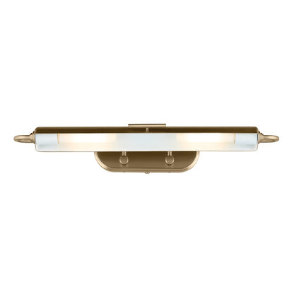 Kichler Caillier 29.25in 2-Light Picture Light | Traditional Champagne Bronze Steel | Artwork & Gallery Hallway | 29.25 x 4.75 x 7 in | Model 52820CPZ
