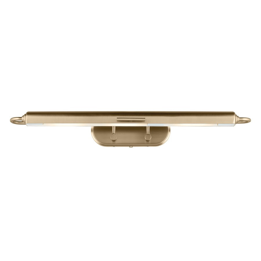 Kichler Caillier 35in 3-Light Picture Light | Traditional Champagne Bronze Steel | Living Room & Hallway Art Lighting | 35 x 4 x 7 in | Model 52821CPZ