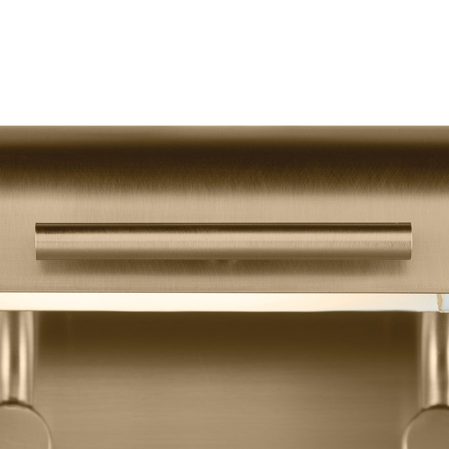 Kichler Caillier 35in 3-Light Picture Light | Traditional Champagne Bronze Steel | Living Room & Hallway Art Lighting | 35 x 4 x 7 in | Model 52821CPZ