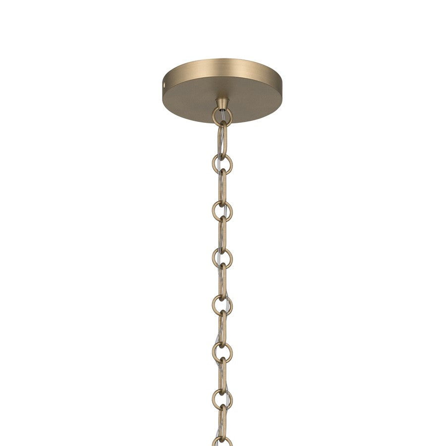 Kichler Palmela 32in 4-Light XL Convertible Chandelier | Modern Champagne Bronze Steel | Dining Room & Living Room | 12.5 in H | Model 52854CPZ
